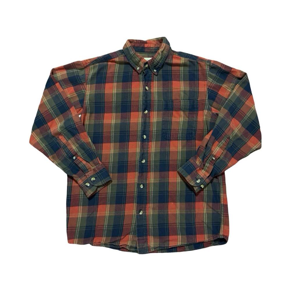 Vintage Hobbs Creek Gingham Men’s Flannel Button Up Shirt